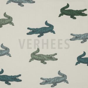 verhees textiles - JERSEY CROCODILE