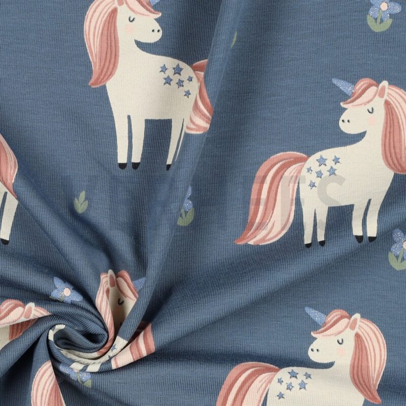Glitter Unicorns blue – Bild 3