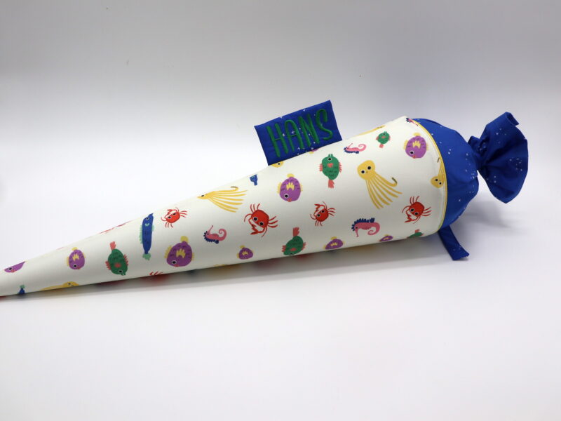 Schultüte "Fische" mit Namen – Bild 5