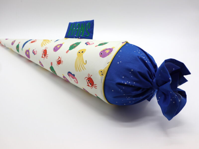 Schultüte "Fische" mit Namen – Bild 4