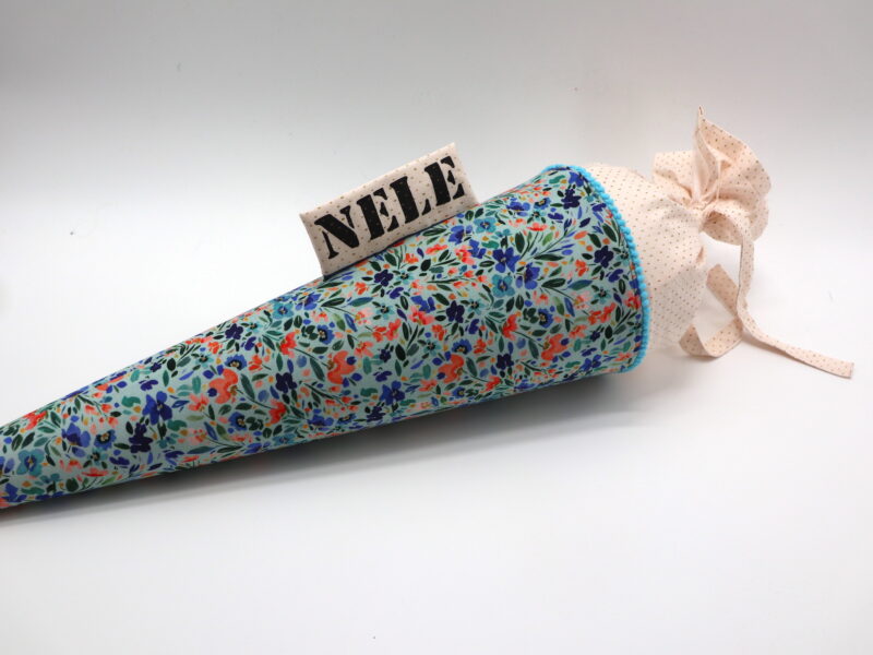 Schultüte "Wild flowers" mit Namen – Bild 2