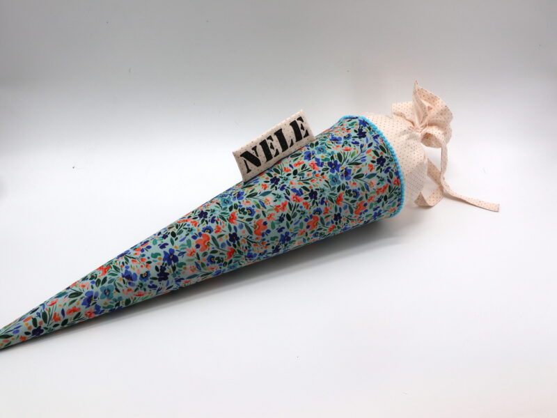 Schultüte "Wild flowers" mit Namen – Bild 3