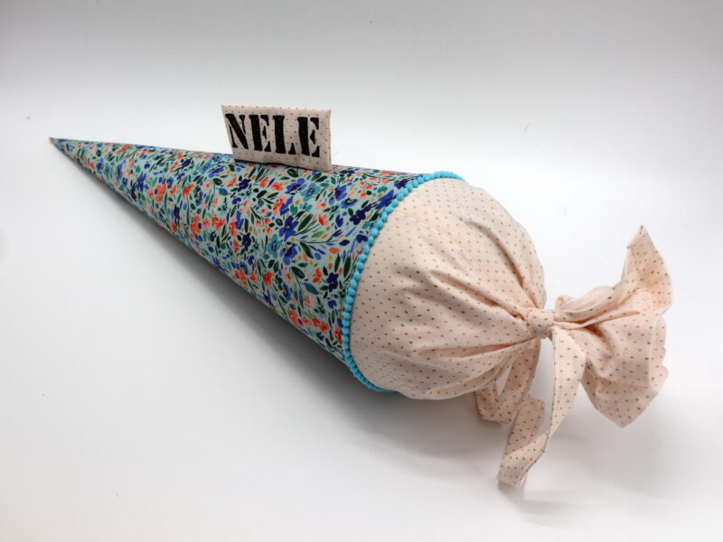 Schultüte "Wild flowers" mit Namen – Bild 4