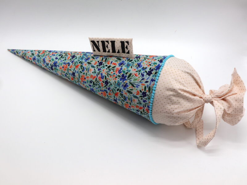 Schultüte "Wild flowers" mit Namen – Bild 6