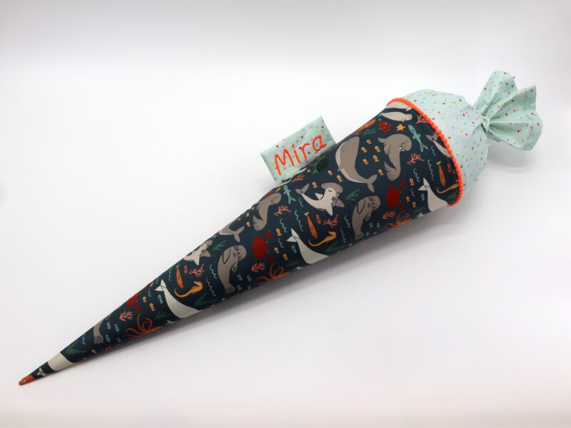 Schultüte "Ocean life" mit Namen – Bild 2