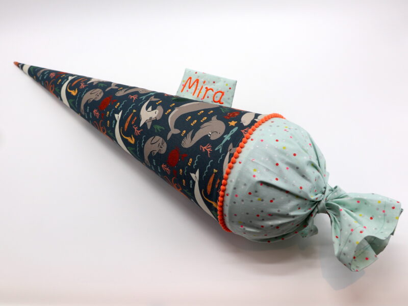 Schultüte "Ocean life" mit Namen – Bild 3