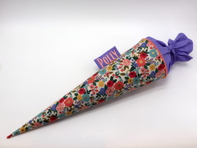 Schultüte "Vintage Blossom" mit Namen – Bild 4
