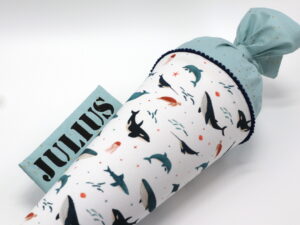 Schultüte "Ocean friends" mit Namen
