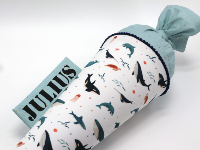 Schultüte "Ocean friends" mit Namen