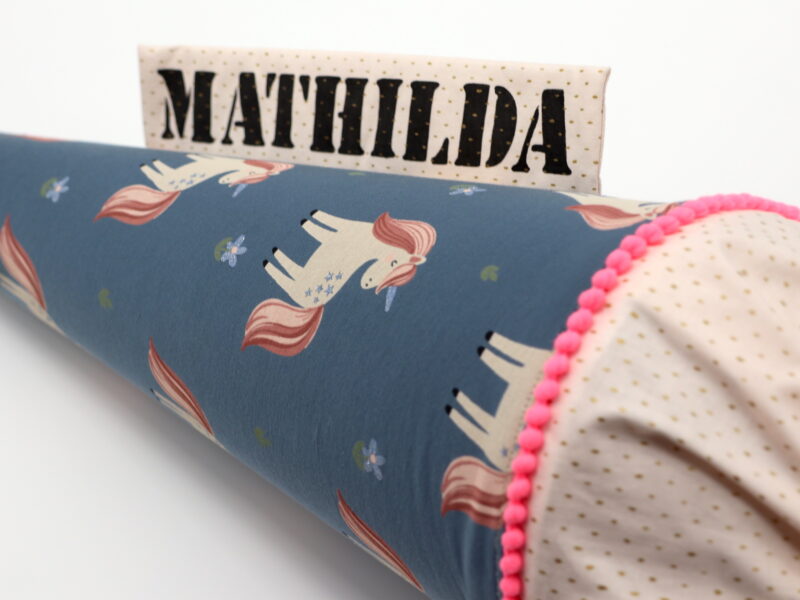 Schultüte "Glitter unicorn" mit Namen – Bild 4