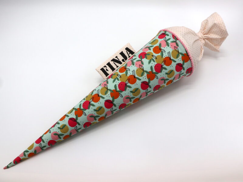 Schultüte "Peachy Fruit" mit Namen – Bild 2