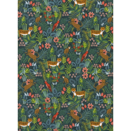Cotton&Steel Fabrics - Menagerie Jungle - Hunter Cotton&Steel Fabrics - Menagerie Jungle - Hunter