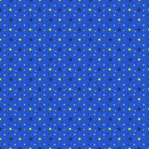 Cotton&Steel Fabrics - Monster Shop - Stargazing - Across The Sky Neon Pigment