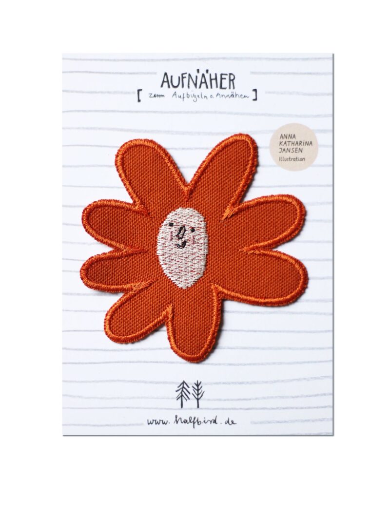 Aufnäher – Große Blume – Bild 2