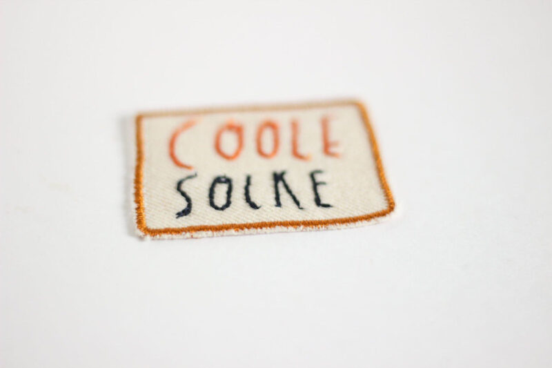 Aufnäher –  coole Socke) – Bild 3