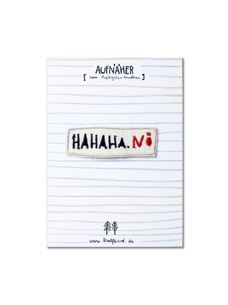 Aufnäher – hahaha.Nö) – Bild 3