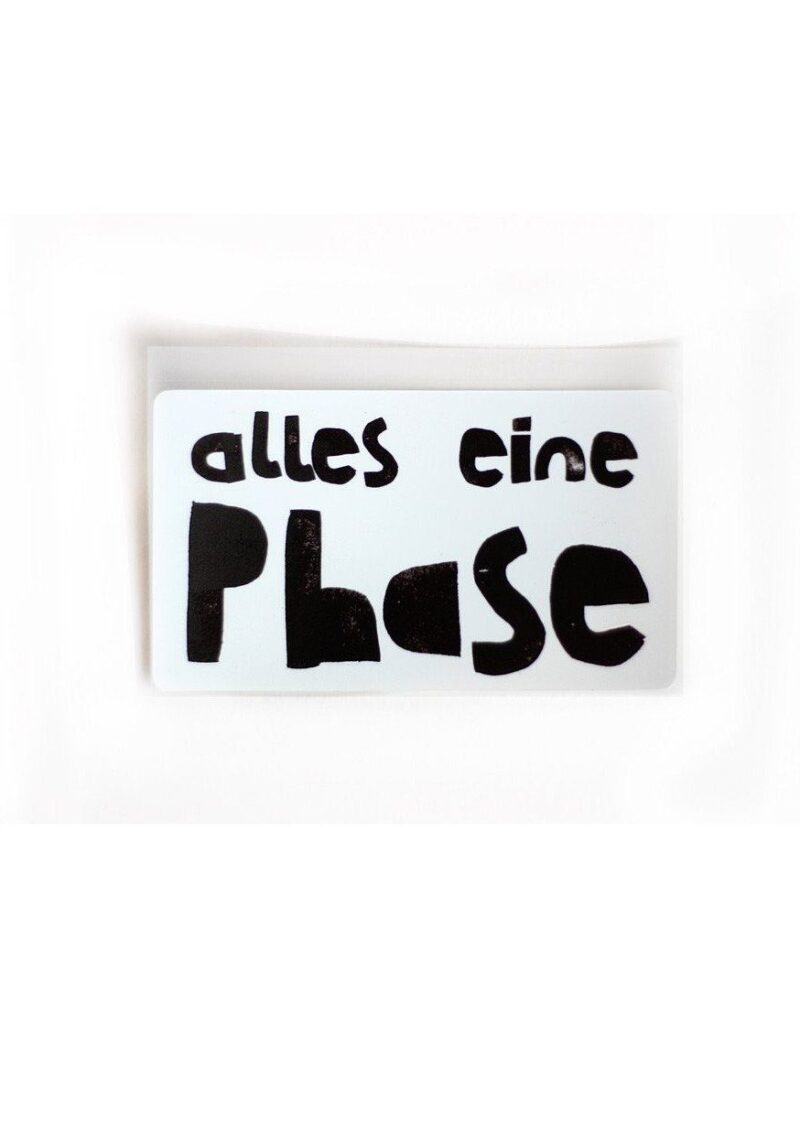 Bügelbild –  alles eine Phase – Bild 2