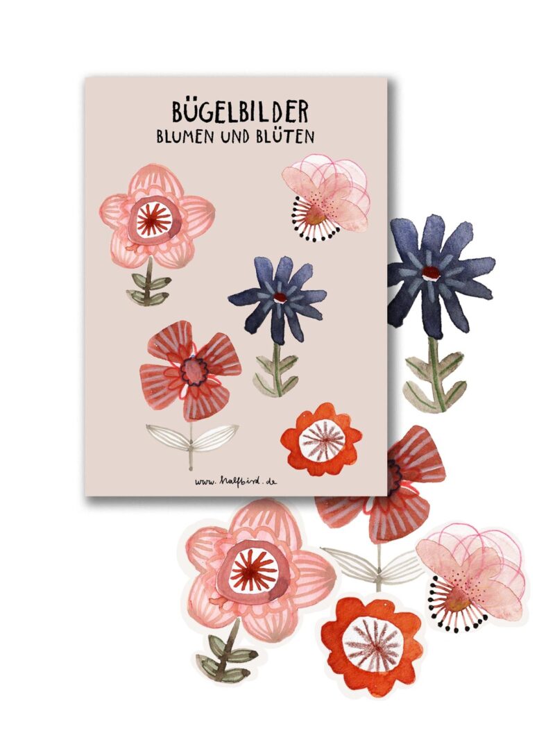 Bügelbild –  Blumen und Blüten – Bild 2