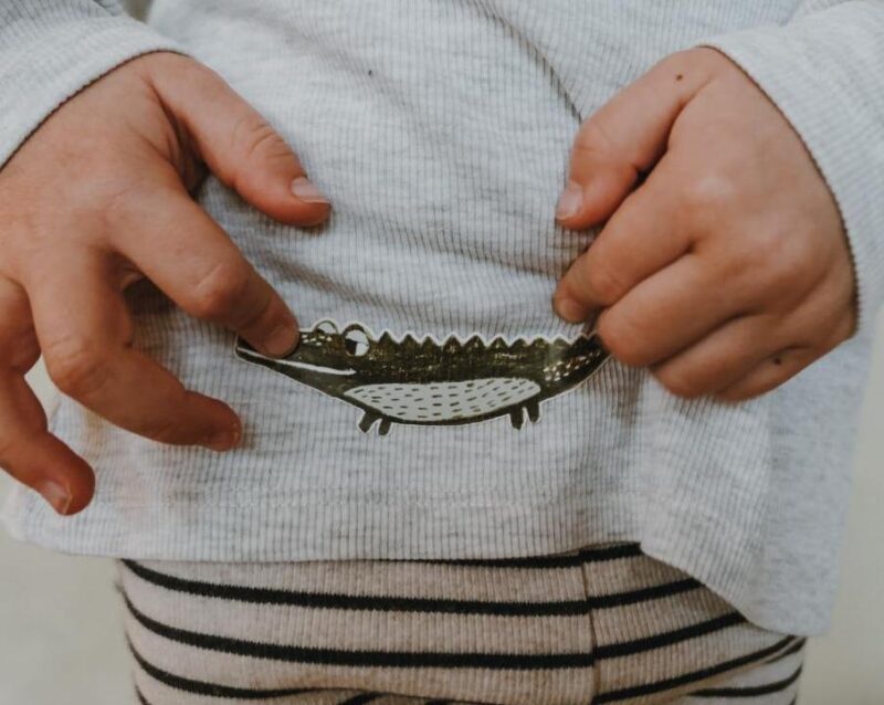 Bügelbild –  Krokodil – Bild 2