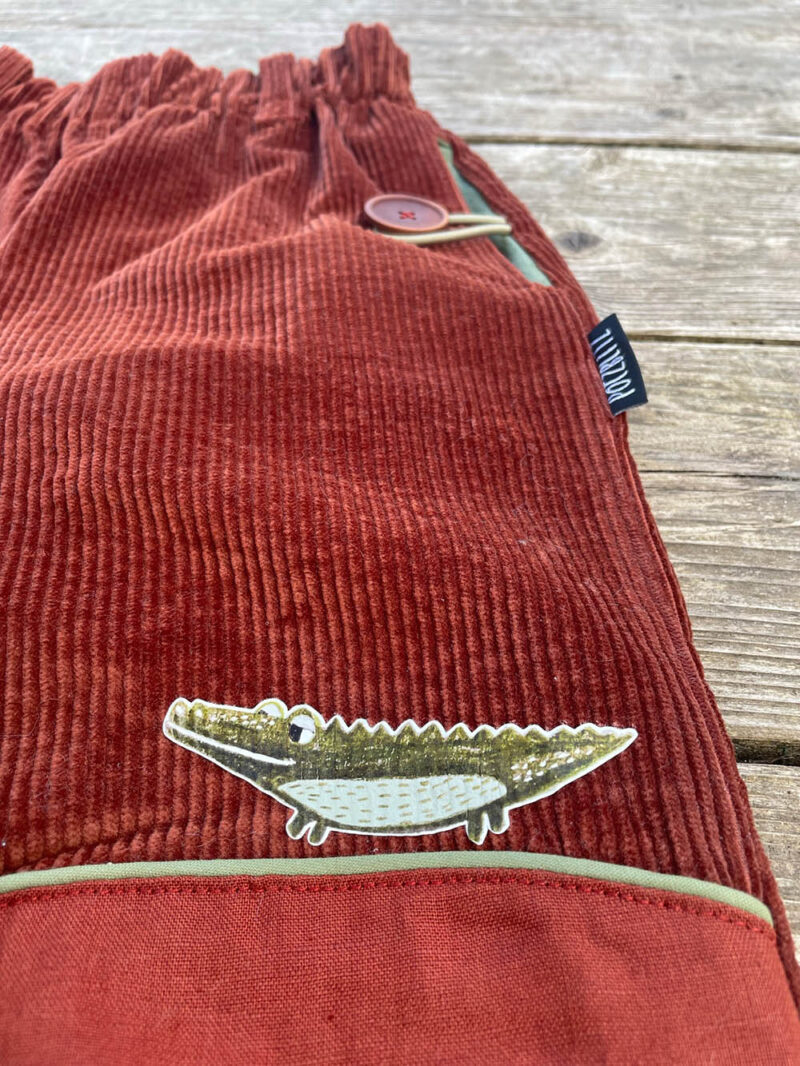 Bügelbild –  Krokodil – Bild 4