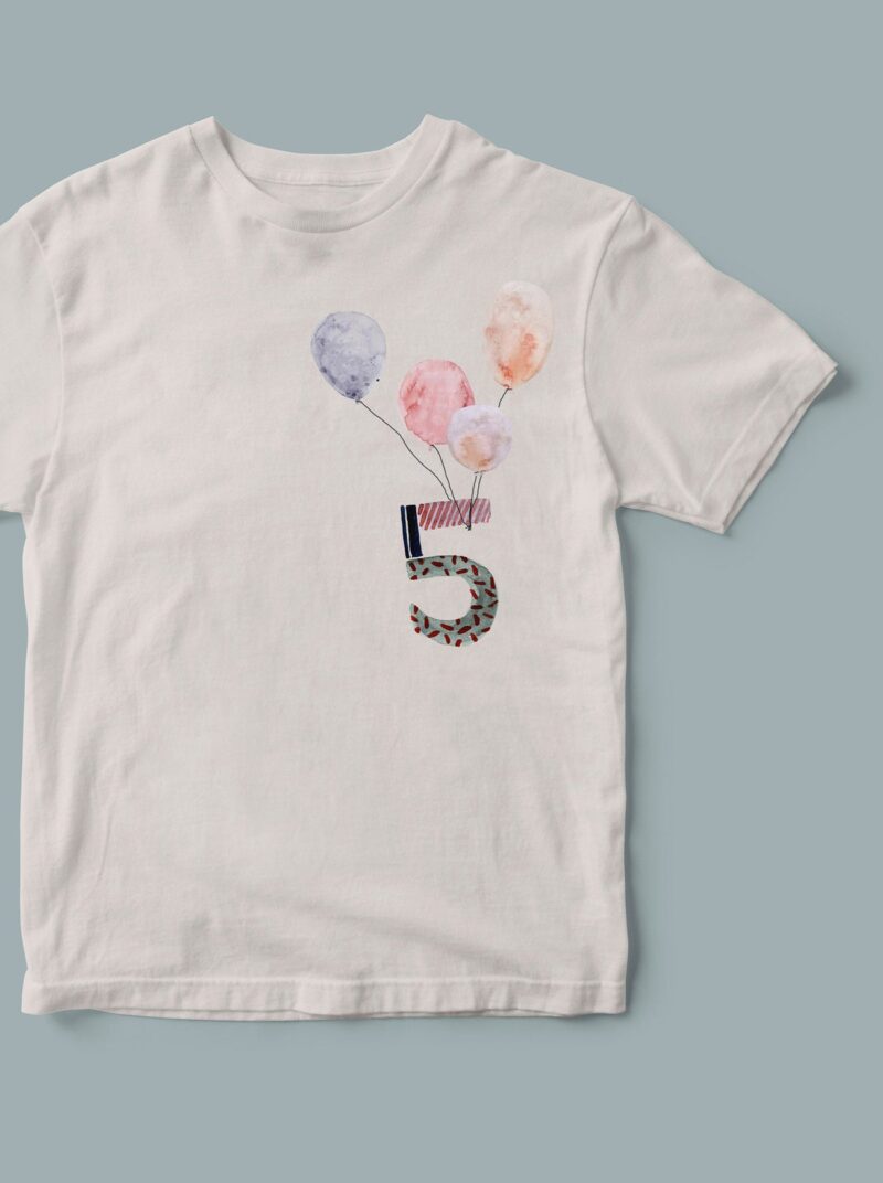 Bügelbild –  Luftballons – Bild 3