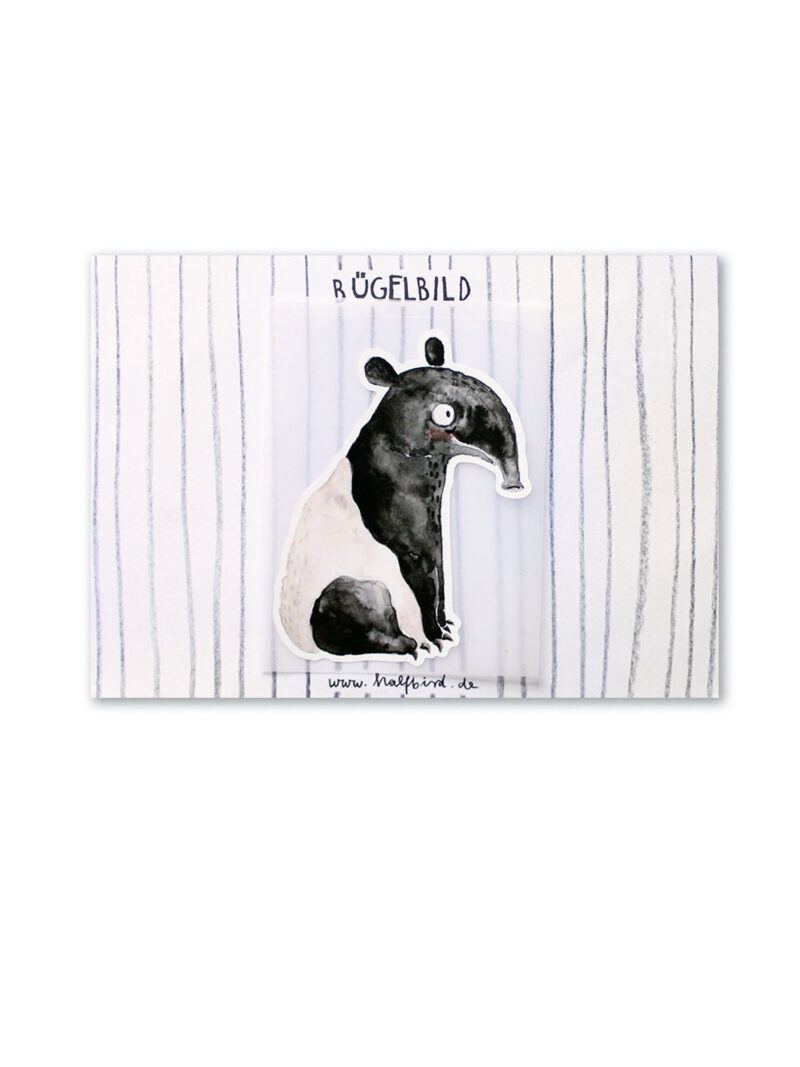 Bügelbild – Tapir – Bild 2
