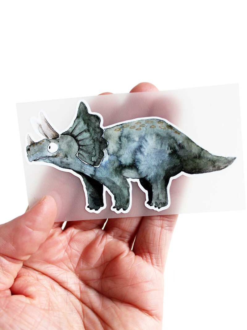 Bügelbild –  Triceratops – Bild 3