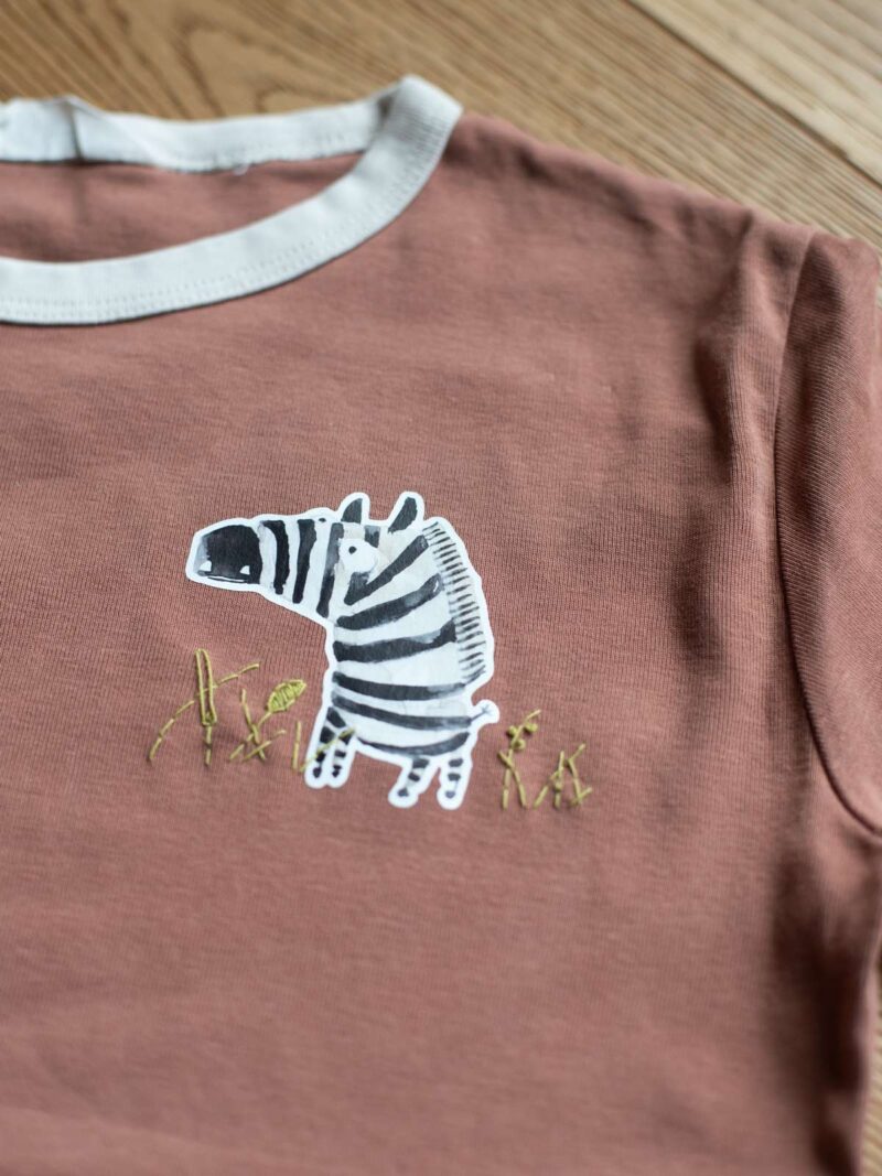 Bügelbild –  Zebra – Bild 2