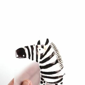 halfbird - Bügelbilder (Zebra)