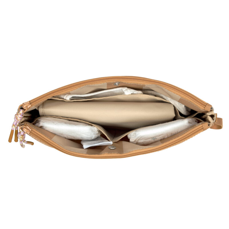 Windeltasche "Changing Organizer" – Beige/Camel – Bild 5