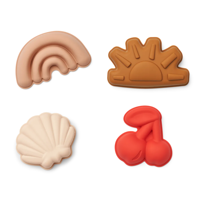 Sandformen aus Silikon im 4er Set "Gill Sand Moulds" – Cherry – Bild 2