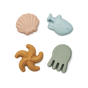 Liewood - Gill Mermaid Sand Moulds 4-Pack