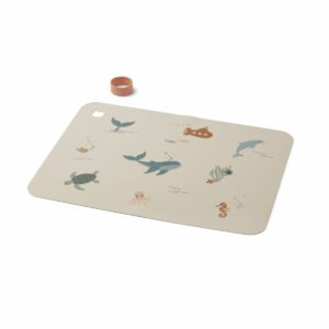 Liewood - Jude Printed Placemat (Sea creature / Sandy)