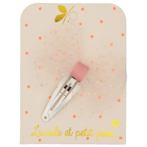 Luciole et Petit Pois - Barrette tutu - Rose