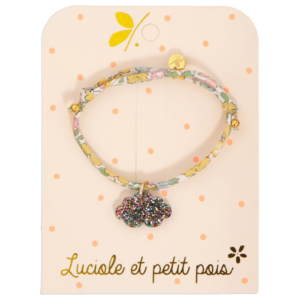 Luciole et Petit Pois - Bracelet Liberty Betsy ann lemon (nuage multi)
