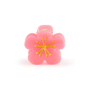 Luciole et Petit Pois - Mini pince - Fleur de sakura rose fluo