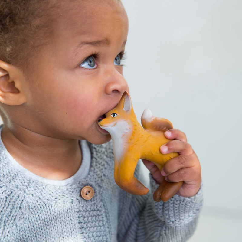 Baby-Spielzeug aus Naturkautschuk "Rob the Fox" – Bild 4