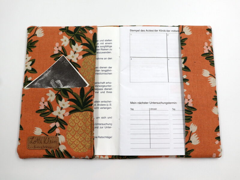 U-Hefthülle / Hülle Uheft – Pineapple Stripe – Bild 5