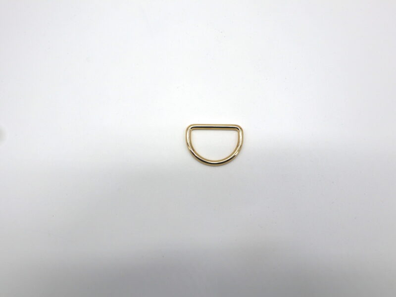 D-Ring "25 mm" aus Metall - Gold