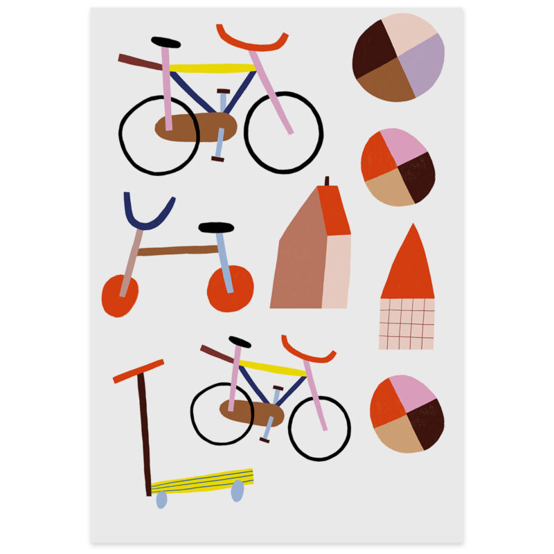 Bügelbilder “Fahrrad – Bild 2
