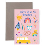 Frau Ottilie - Grußkarte zur Einschulung *Schulkind* mit schönen Dingen Frau Ottilie - Grußkarte zur Einschulung *Schulkind* mit schönen Dingen