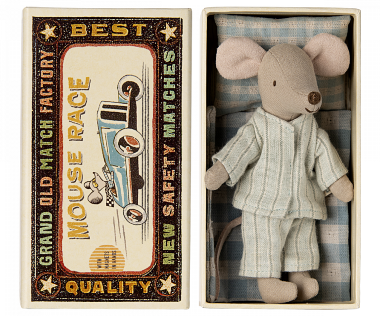 Maileg - Großer Bruder Maus in Streichholzschachtel