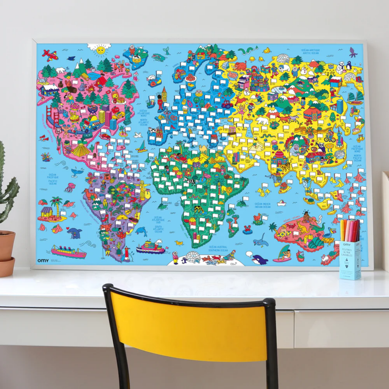 Poster mit Flaggen "Omy School" – Atlas Flags – Bild 4