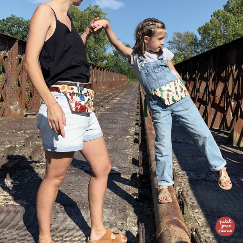 Gürteltasche "Bumbag" – Papageien – Bild 2