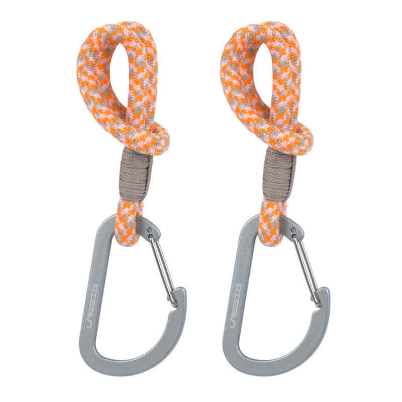 Kinderwagenhaken "Karabiner" im 2er Set - Beige/Orange – Bild 2