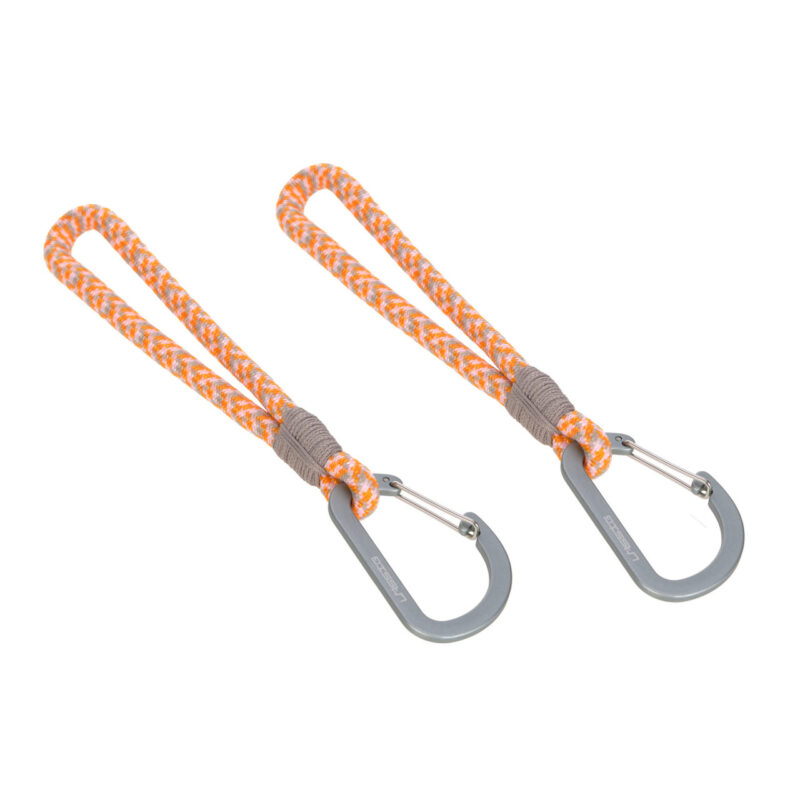 Kinderwagenhaken "Karabiner" im 2er Set - Beige/Orange – Bild 3