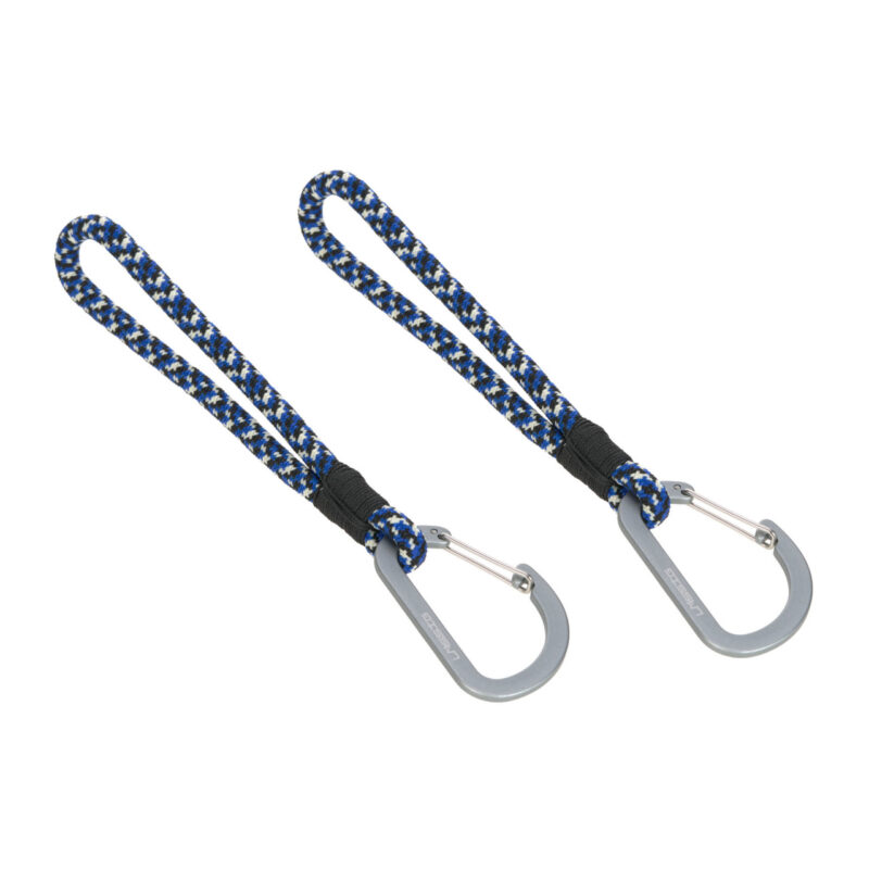 Kinderwagenhaken "Karabiner" im 2er Set - Schwarz/Blau – Bild 2