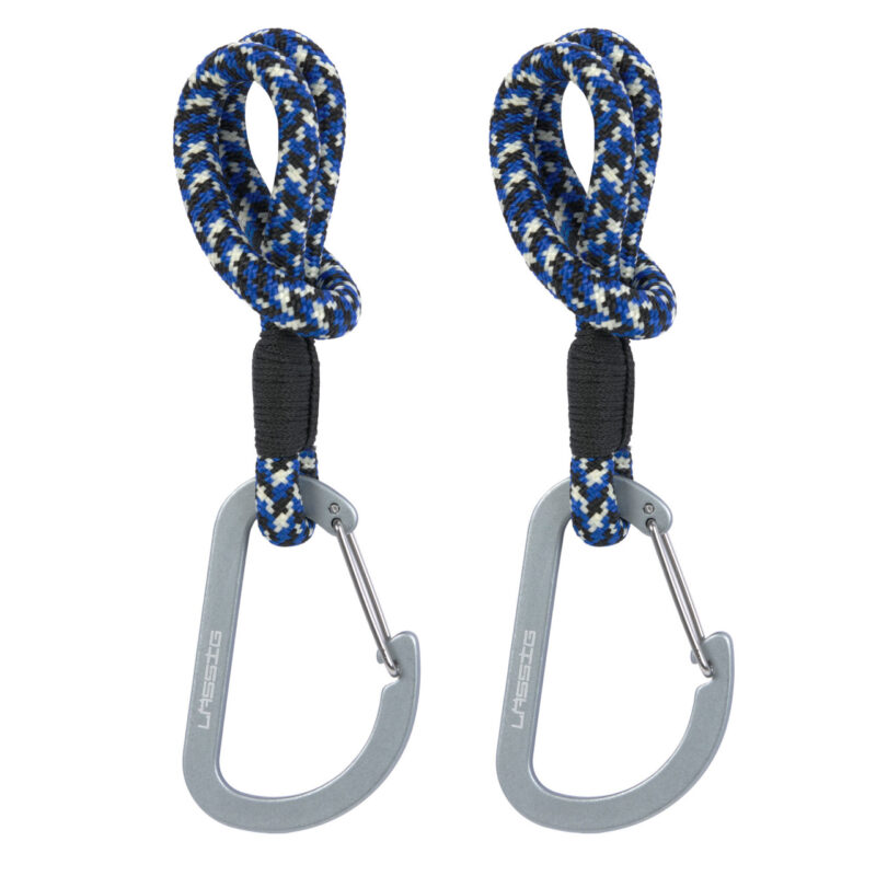 Kinderwagenhaken "Karabiner" im 2er Set - Schwarz/Blau – Bild 4