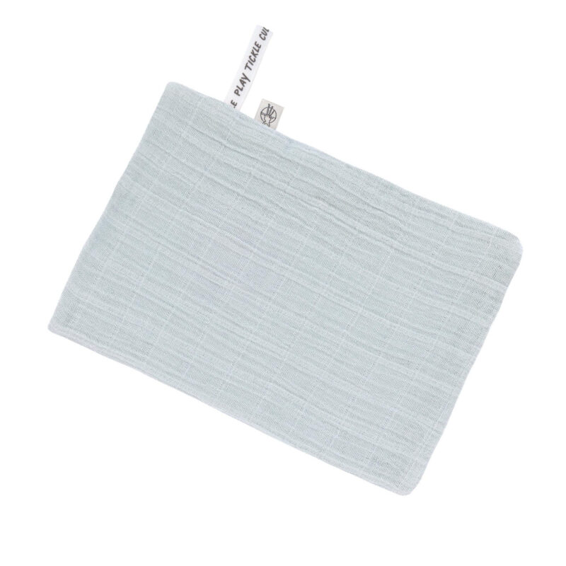 Mull Waschlappen "Baby" 3er Set – Hellblau) – Bild 2