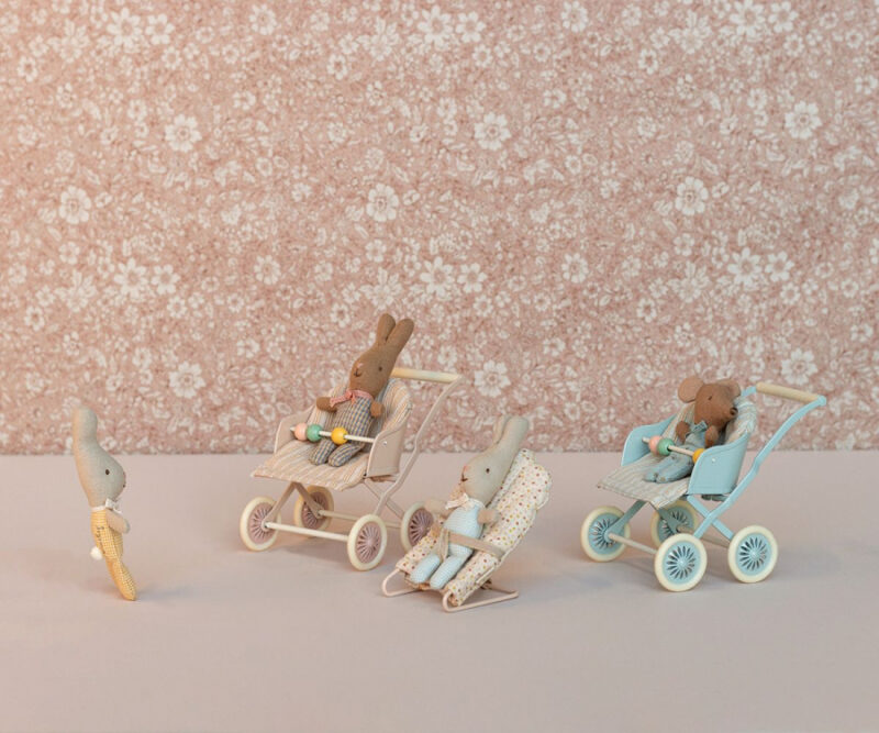 Kinderwagen für Babymäuse - Rose – Bild 3